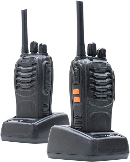 PMR446 Walkie Talkies 10 Pack Long Range 2 Way Radio w Headsets