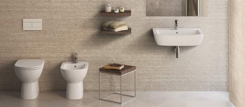 Slim Gemma 2 Toilet Seat White Thermoset Chromed Metal Hinges Minimal