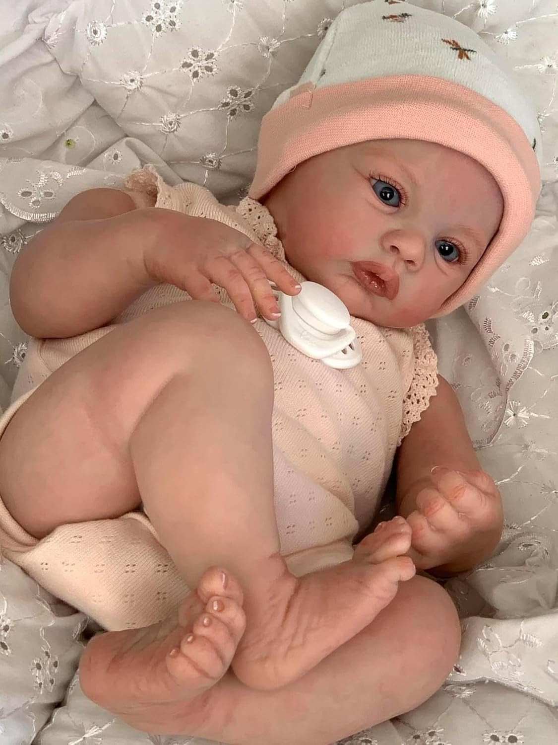 19in Reborn Baby Doll Girl Realistic Newborn Soft Vinyl Gift