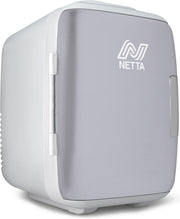 5L Mini Fridge Portable AC/DC Cooler Warmer Car Bedroom Skincare white