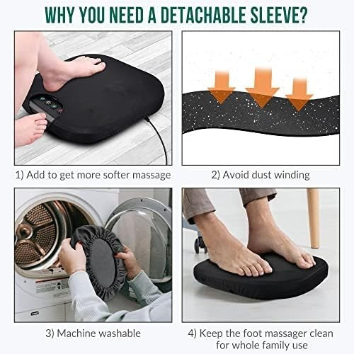 Foot Massager with Heat for Plantar Fasciitis Deep Kneading Shiatsu Pain Relief