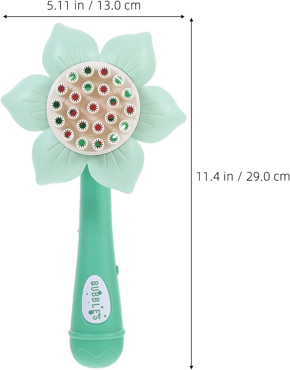 Sunflower Bubble Machine Portable Electric Bubble Blower Kids Toy