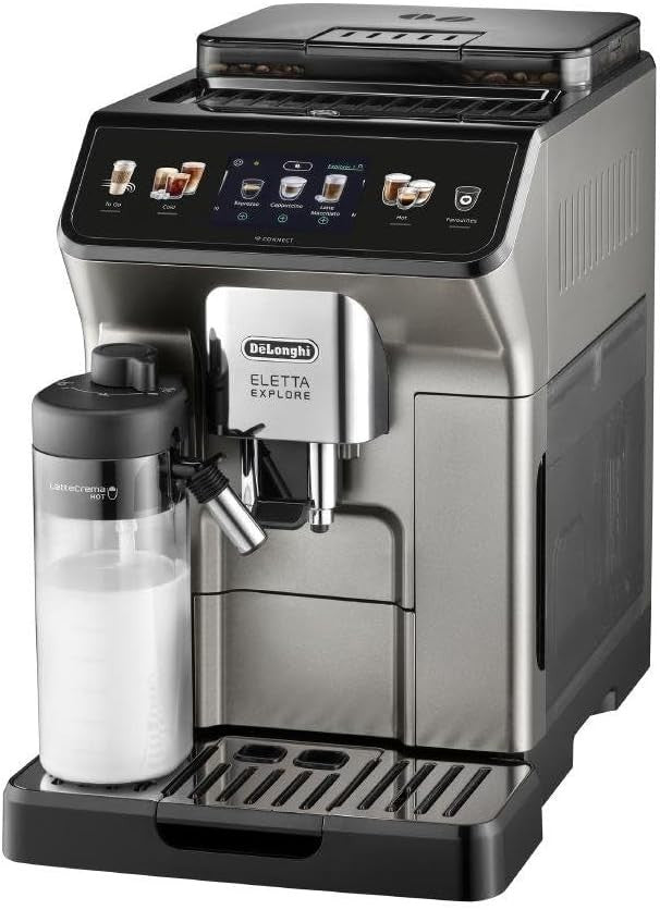 Premium Bean-to-Cup Coffee Maker 19-Bar Pressure Cold Brew Frother 1.8L