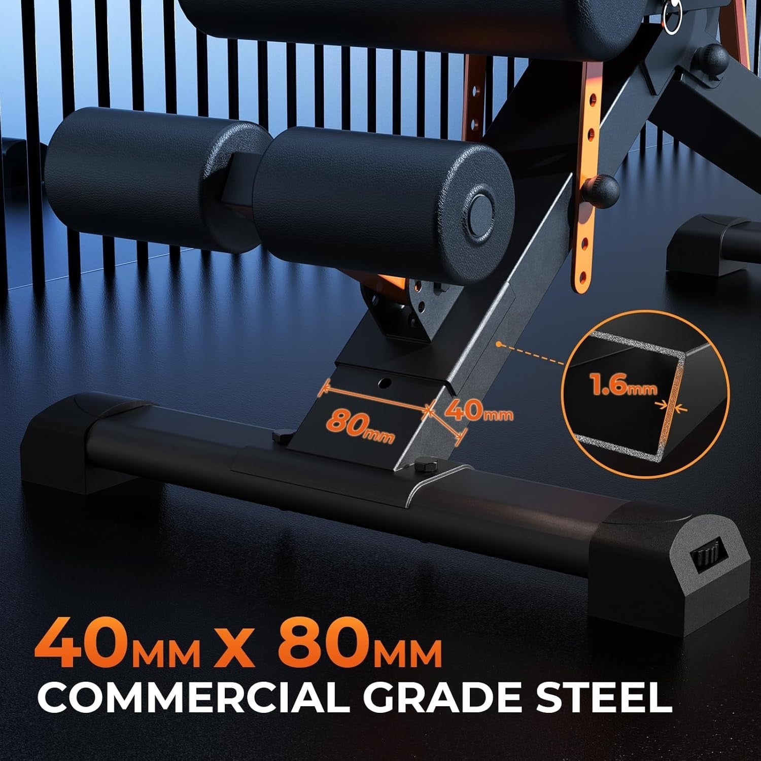 Heavy Duty Foldable Strength Bench 900lb Multi-Angle Home Training