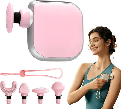 Mini Pocket Massage Gun Deep Tissue Percussion Quiet Rechargeable Travel Size