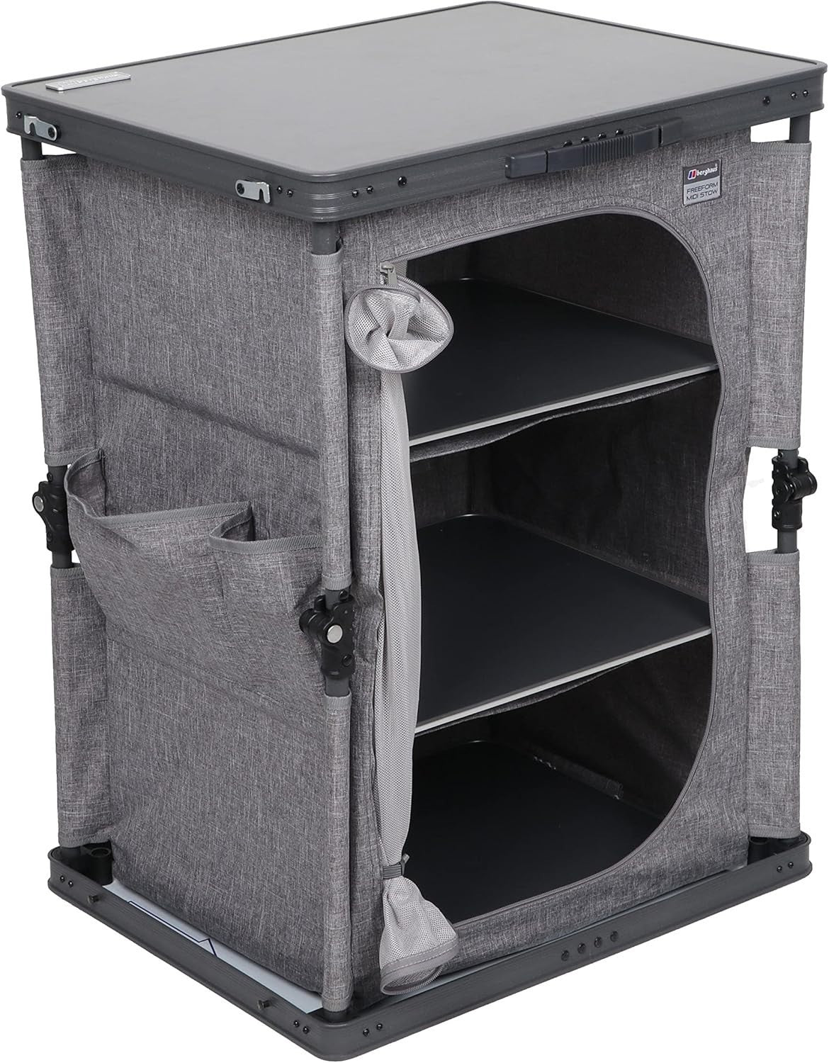 Camping Cupboard With Shelves Foldable Storage Unit Tent Kitchen