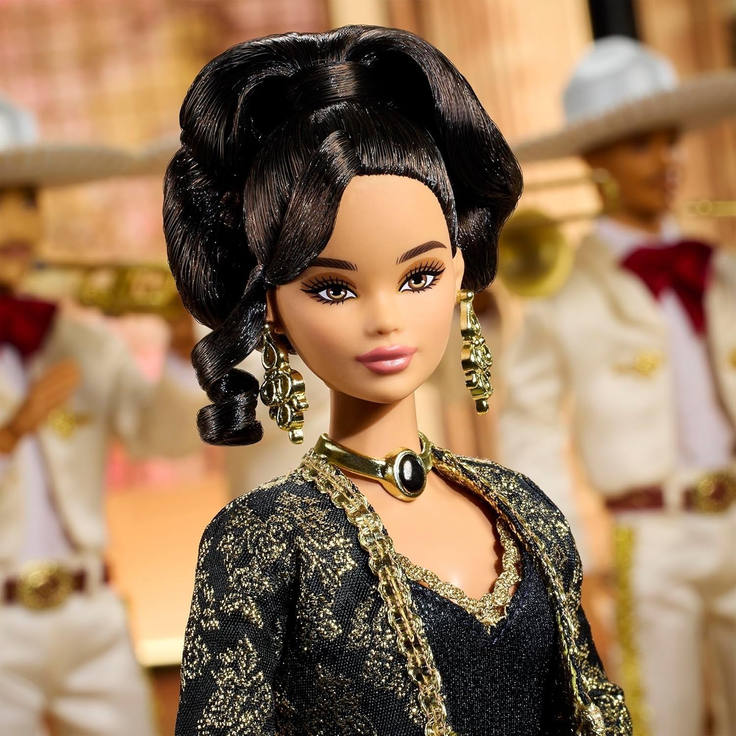 Signature Music Legend Collector Doll Black Gold Suit Keepsake Box