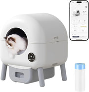 Self Cleaning Cat Litter Box APP Control 76L Smart Multi Cat Tray