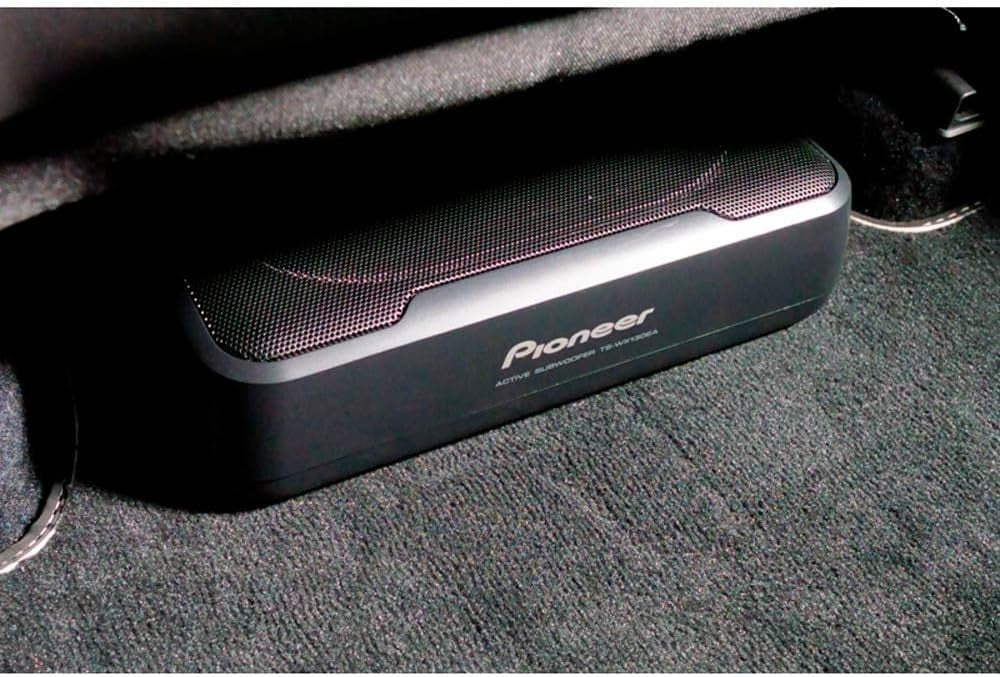 TS-WX130EA Active Subwoofer 160W Flat Underseat Bass with Built-In Amp