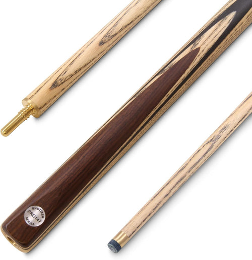 Traditional Ash Snooker Pool Cue 57in 2pc Centre Joint 9.5mm