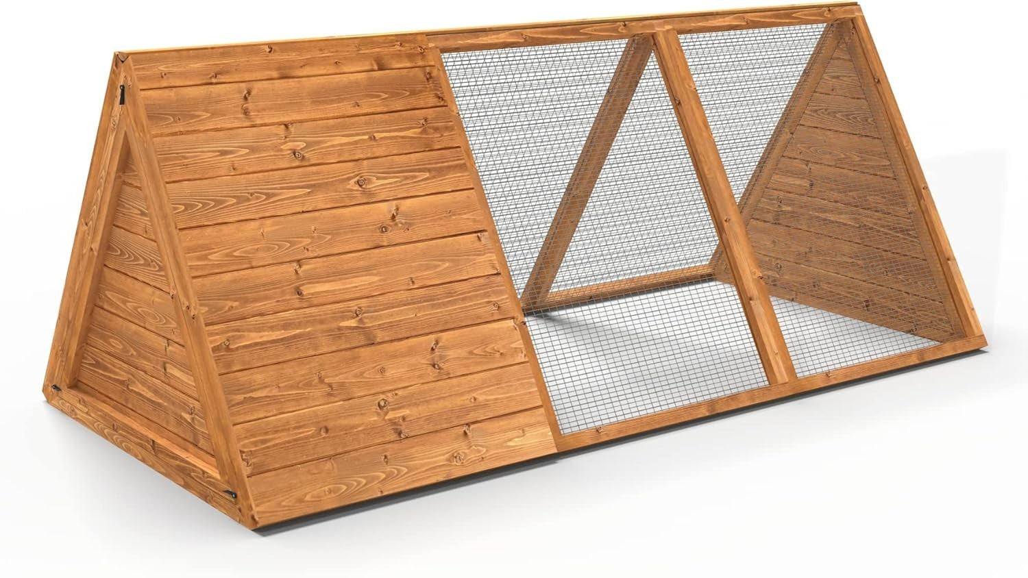 6ft Wooden Chicken Ark Coop Large Hen House Run