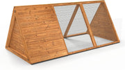6ft Wooden Chicken Ark Coop Large Hen House Run