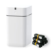 4 Gallon Automatic Self Sealing Trash Can Motion Sensor 15L Black