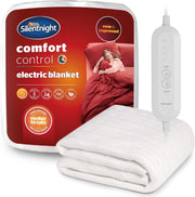 Electric Heated Underblanket Double Bed Fast Heat 4 Settings Washable 135x120cm