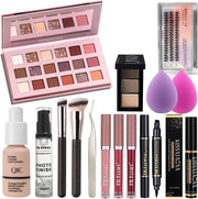 Professional All In One Makeup Kit 16pcs Palette Set with Bag