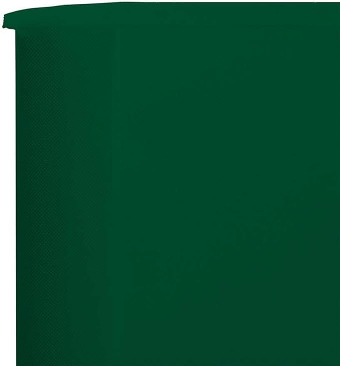 Green 3-Panel Camping Wind Screen 400x80cm Outdoor Privacy Divider Garden Shade