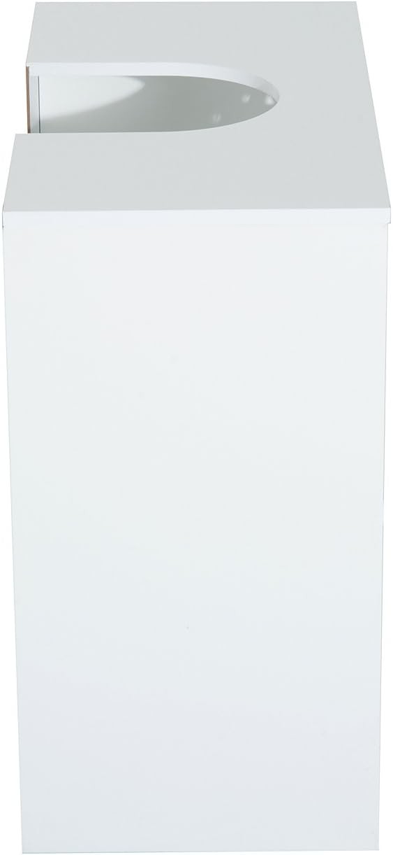 White Under Sink Bathroom Cabinet 2 Door Storage Cupboard Vanity Unit