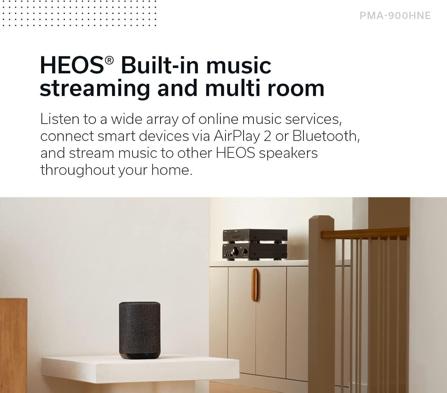 High-Power Network HiFi Amplifier 85W Phono EQ Bluetooth WiFi AirPlay2
