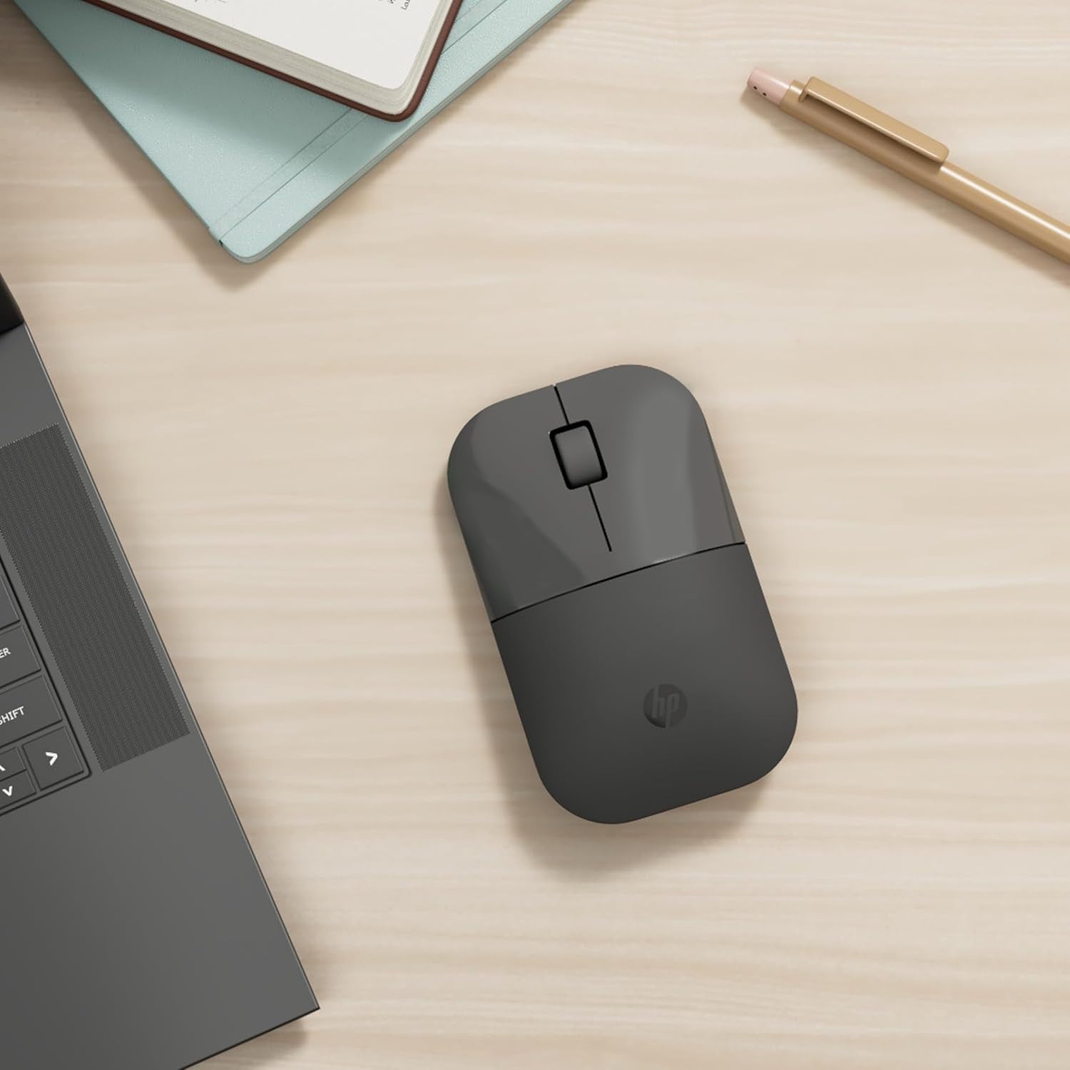 Wireless Bluetooth Mouse 1600 DPI Dual Mode Slim Black