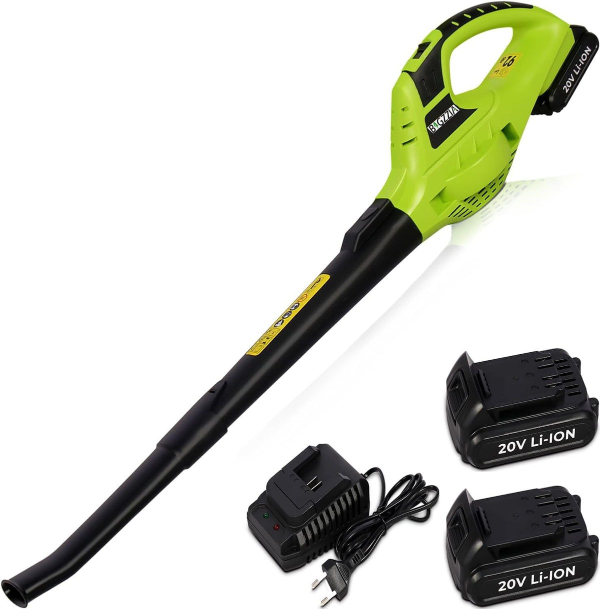 Cordless Leaf Blower 20V Dual Battery 130MPH Lightweight Garden Cleaner