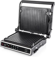 Electric Grill Panini Press Toastie Maker 12 Pre-Set Functions Dual Control