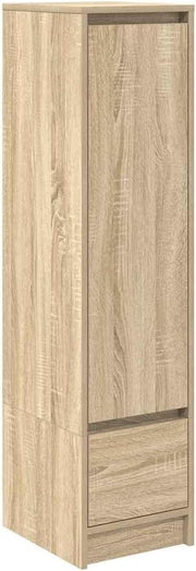 Modern Sonoma Oak Storage Cabinet with Spacious Drawer & Moisture Resistance