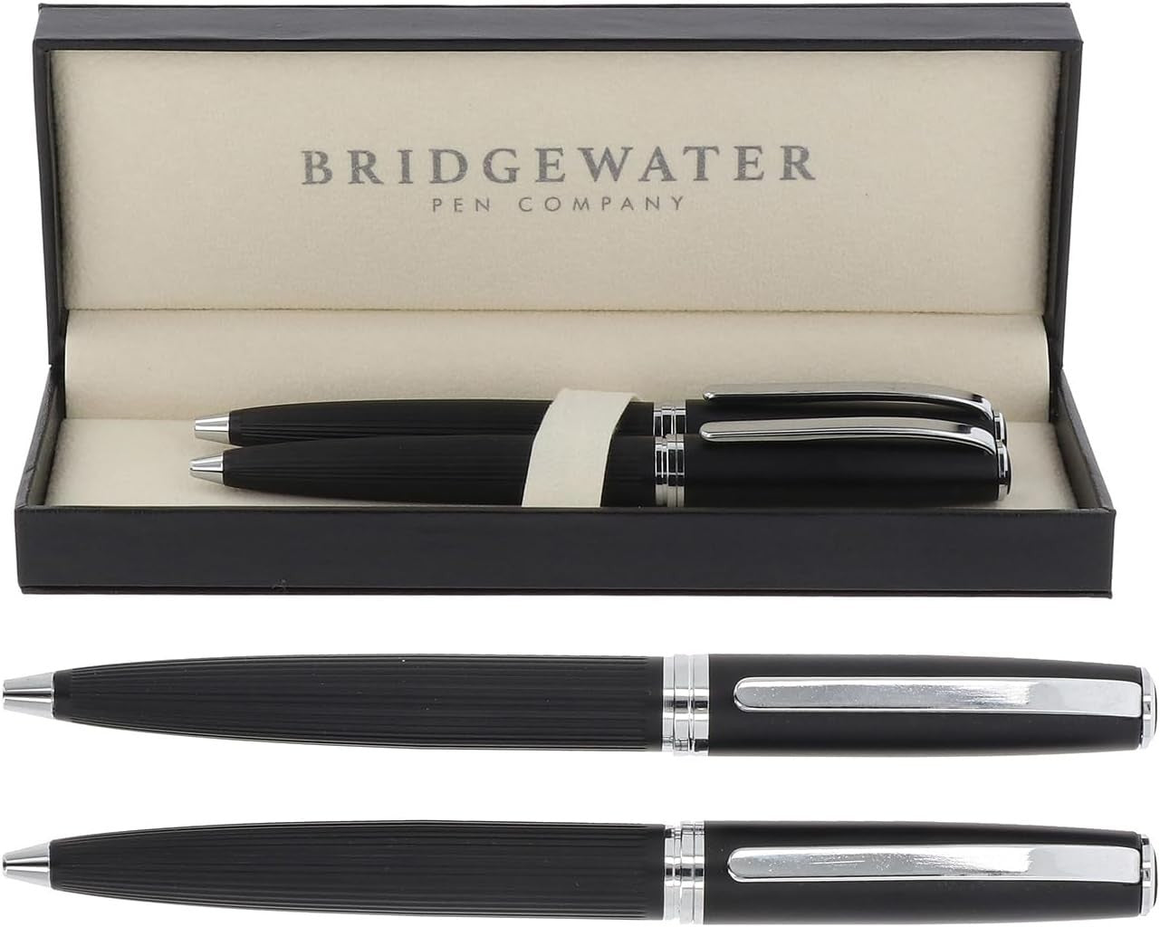 Executive Ballpoint Pen & Mechanical Pencil Gift Set Black