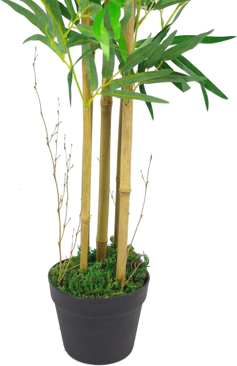 150cm Artificial Oriental Bamboo Plant in Weighted Pot Faux Green Indoor Decor