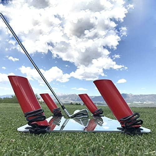 Golf Swing Trainer Board Improve Swing Path Chipping Spin Aid