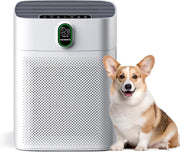Large Room HEPA Air Purifier 1076ft² PM2.5 Auto Quiet Pet Hair