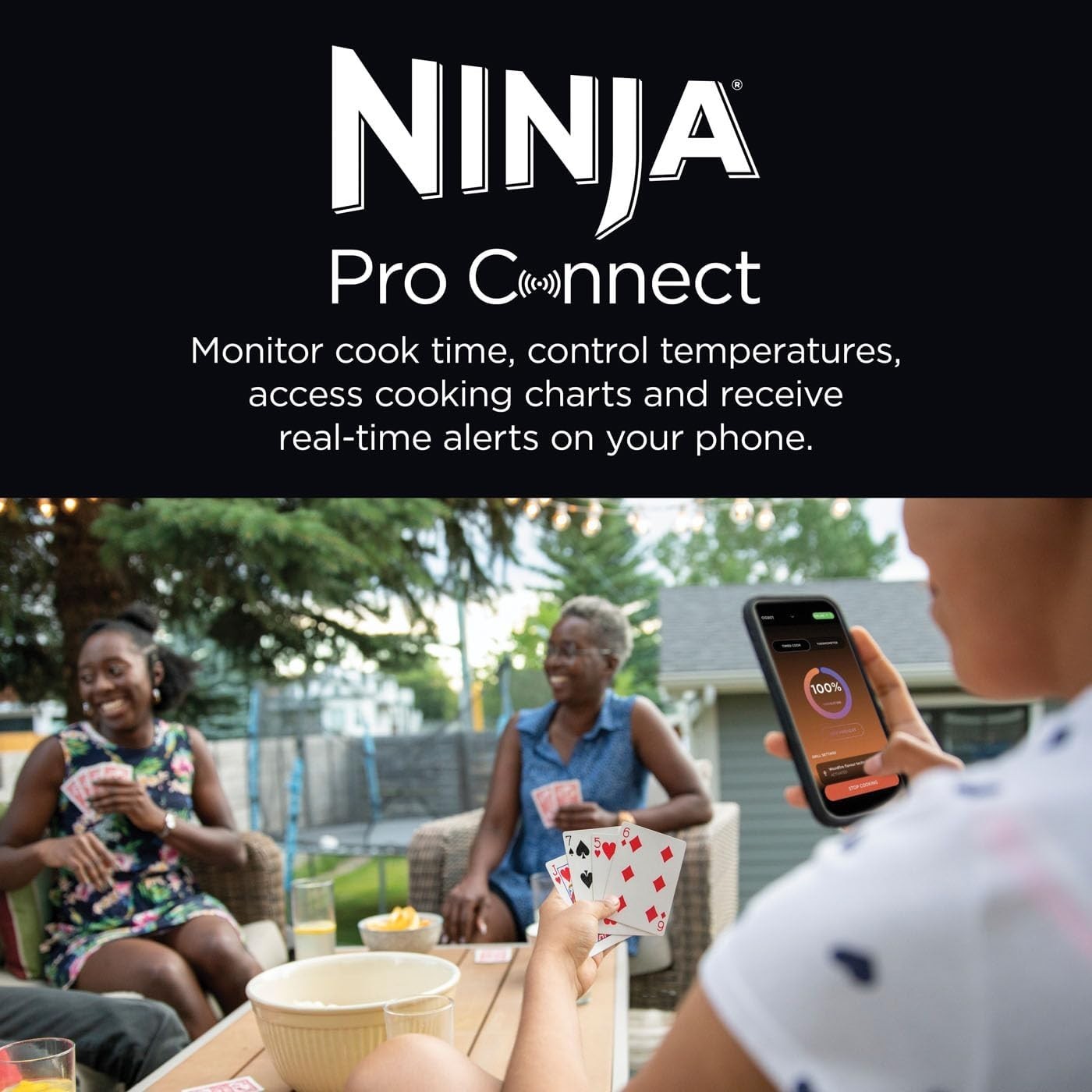 Smart Electric BBQ Grill & Smoker 7-in-1 with App Control & Digital Probe
