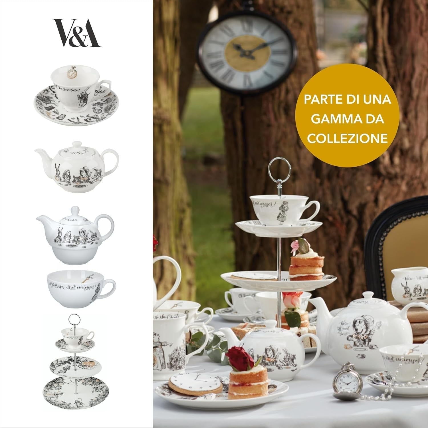 Fine China Teapot and Cup Set for One 250ml Gift Box Tea Set White