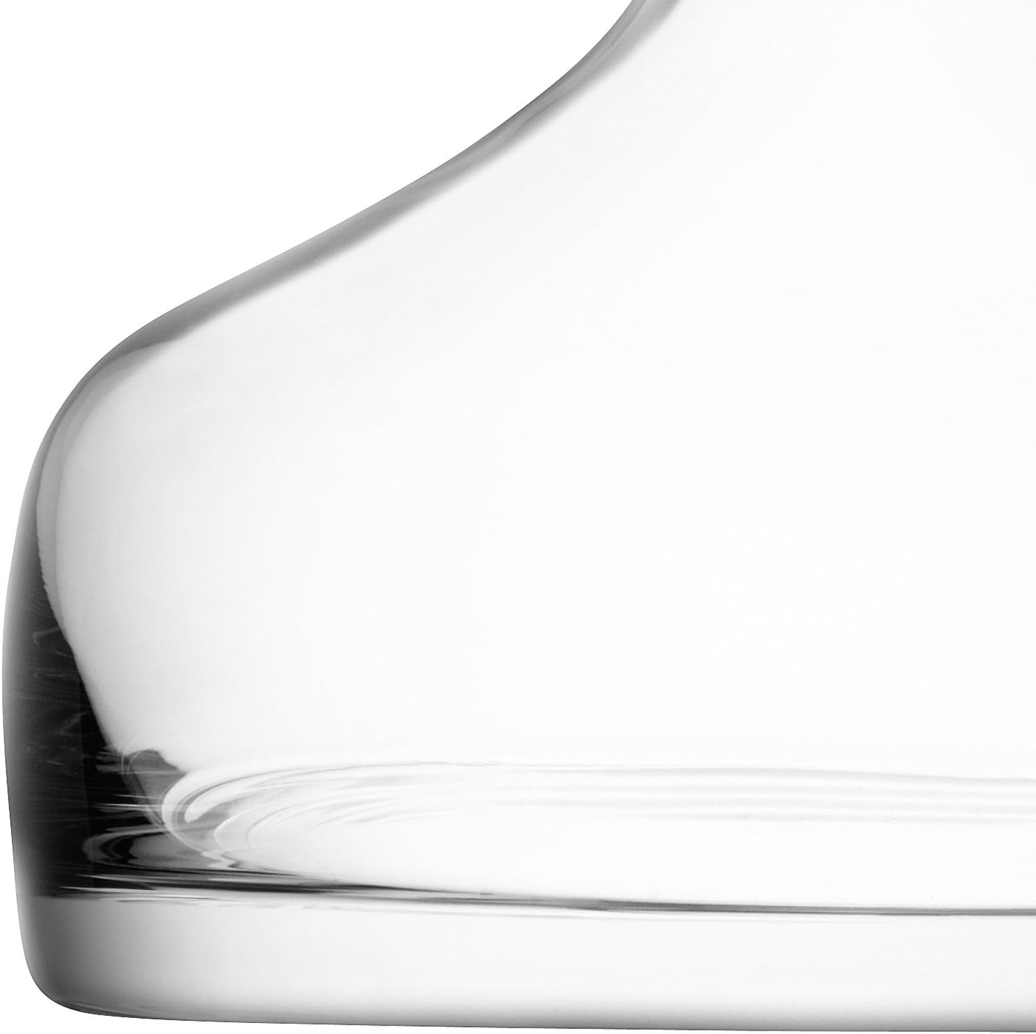 1.6L Luxury Mouthblown Whisky Decanter Set with 4 Glasses Handmade Gift Bar