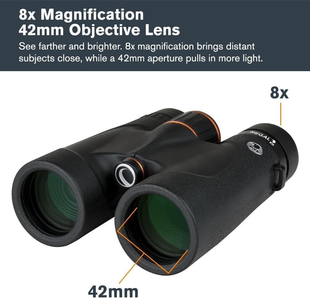 8x42 ED Waterproof HD Binoculars Long Range Birdwatching Outdoor Fog-Proof