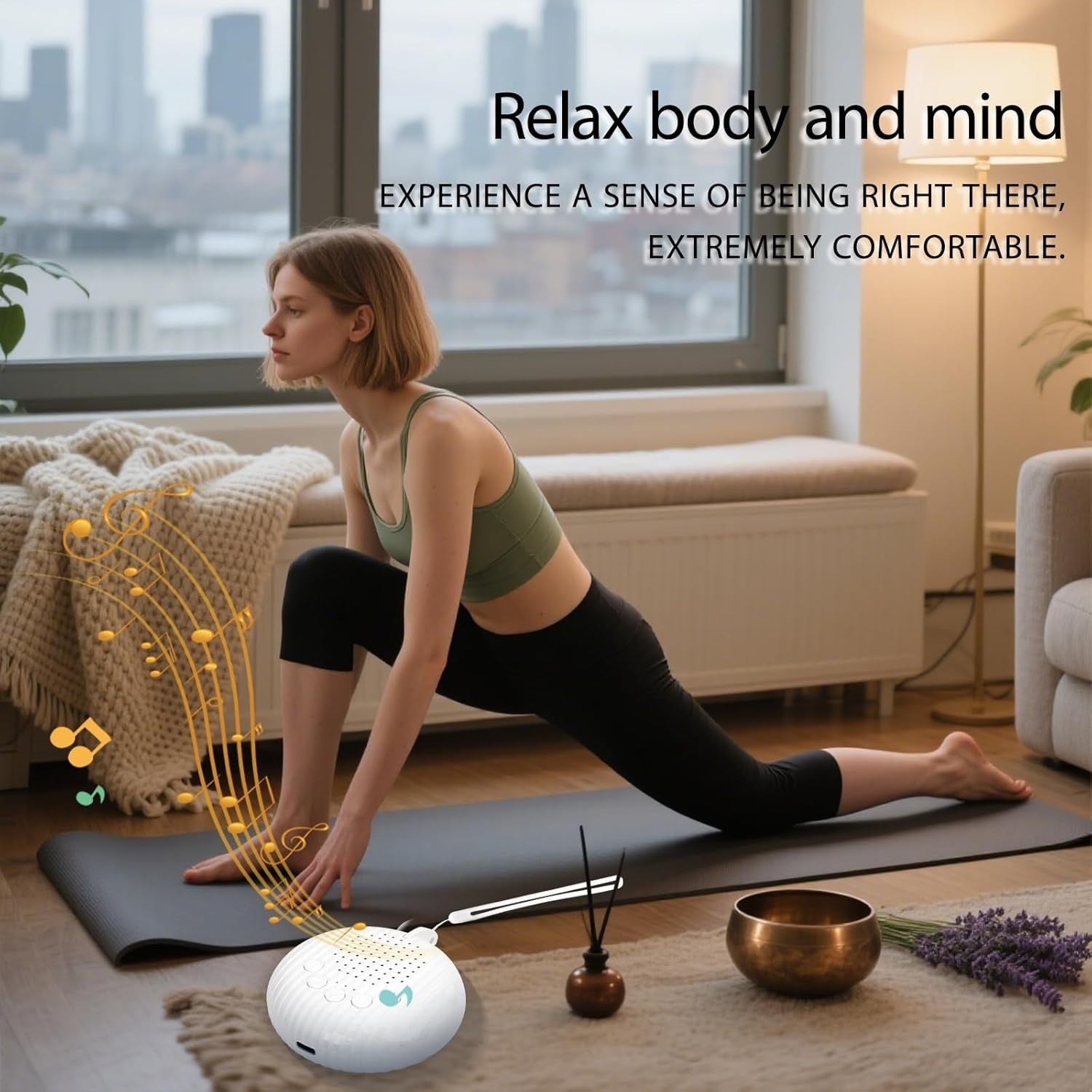 Sleep Machine with White Noise & Automatic Noise Control for Adults & Kids