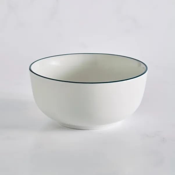 12pc Porcelain Dinner Set Tree Design Plates Bowls Microwave Safe