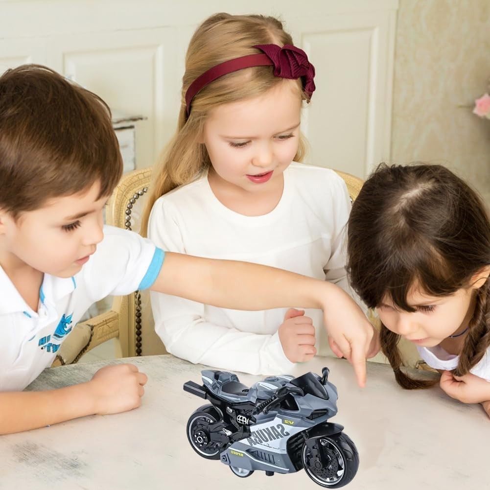Realistic Motorcycle Toy Model 9x5cm | Safe, Durable, Kid-Friendly Gift
