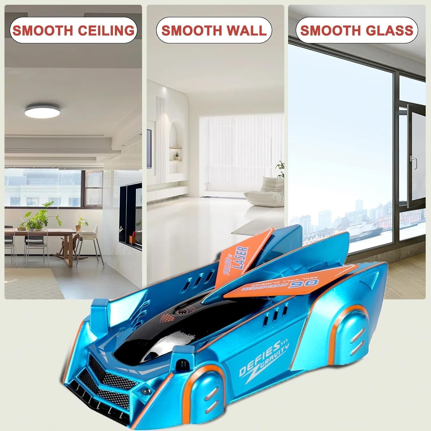 Wall Climbing RC Car – Laser Remote Control Stunt Toy for Kids & Teens
