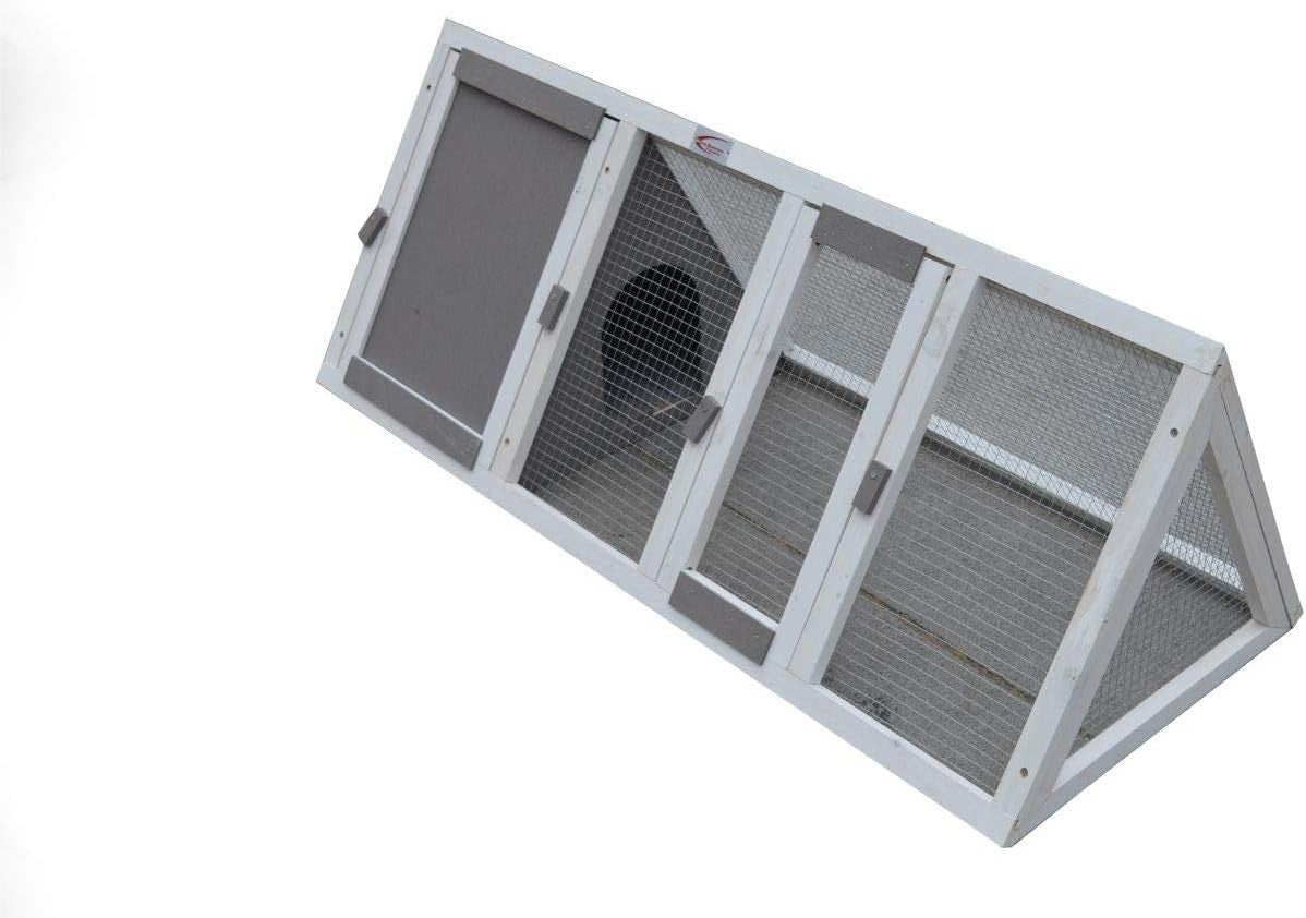 Outdoor Rabbit Run Hutch Enclosure 4ft Triangular Guinea Pig Play Pen