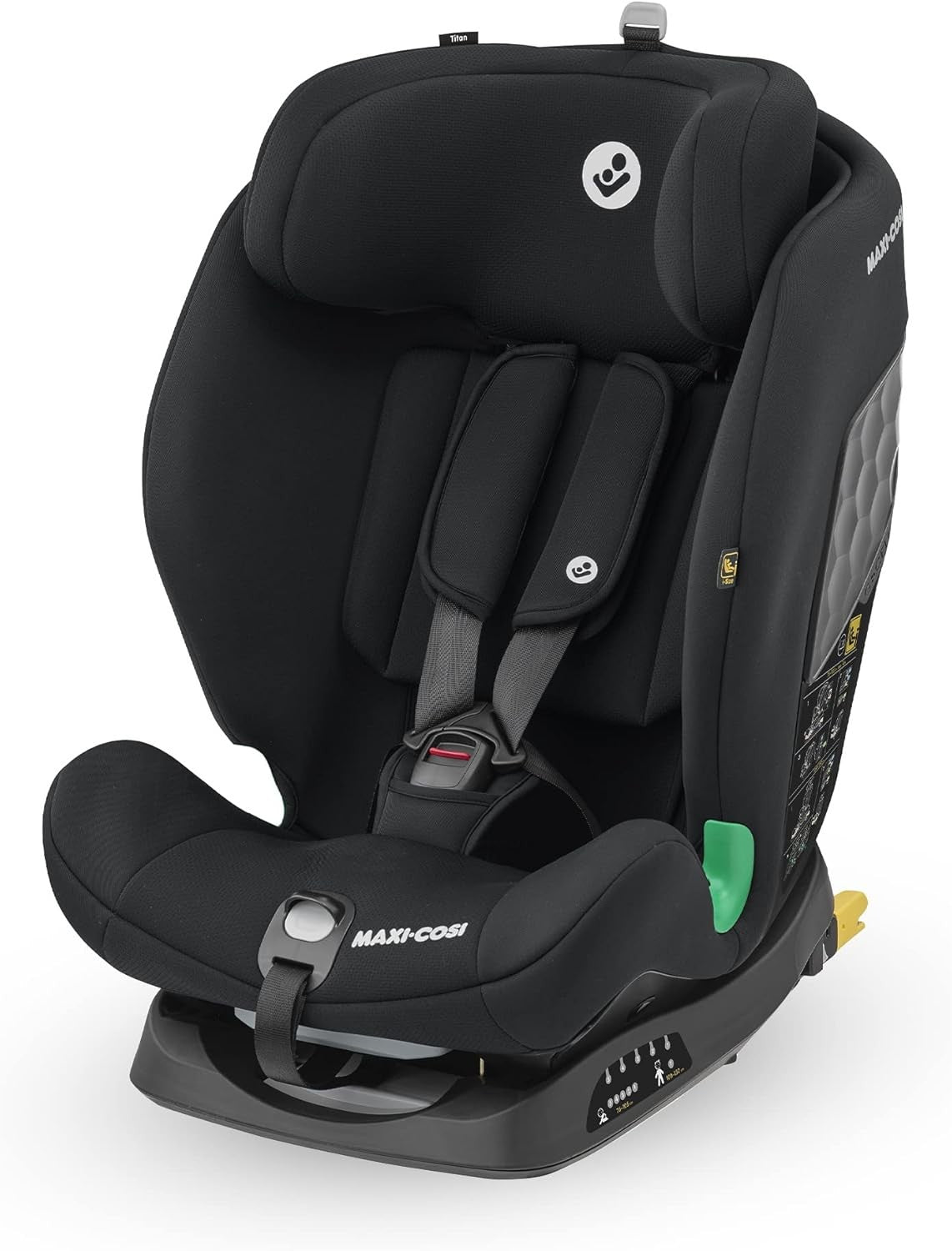 i-Size Child Car Seat ISOFIX 76–150cm 15 Months–12 Years Recline Black