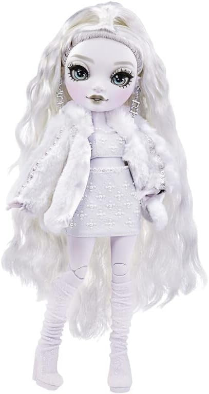 Greyscale Fashion Doll White Hair 2 Designer Outfits Articulated