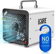 30000mg Ozone Generator Negative Ion Odor Eliminator Timer 300㎡