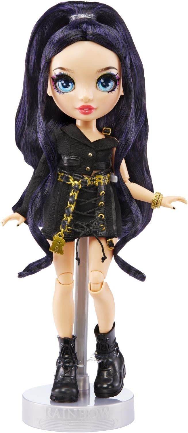 Black Gold Fashion Doll 3 Mix Match Outfits Designer Accessories