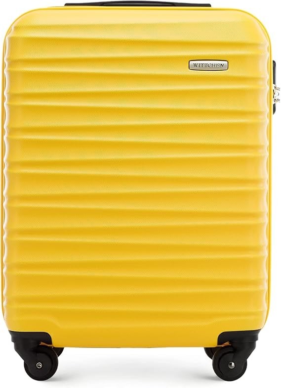 Cabin Carry On Suitcase Lightweight Hard Case 4 Wheels Lock