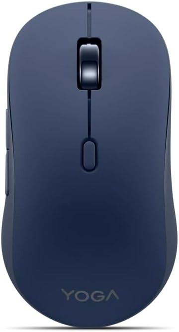 Silent Bluetooth Mouse Multi-Device 6 Button Ergonomic Blue