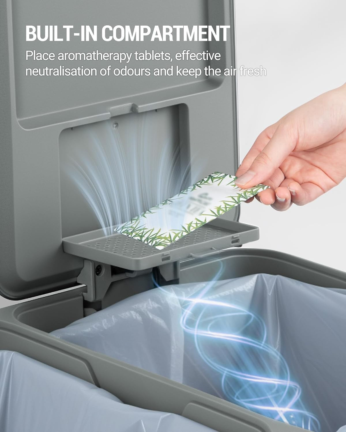 60L Double Kitchen Recycling Bin | 2 x 30L Stainless Steel Pedal Bin White