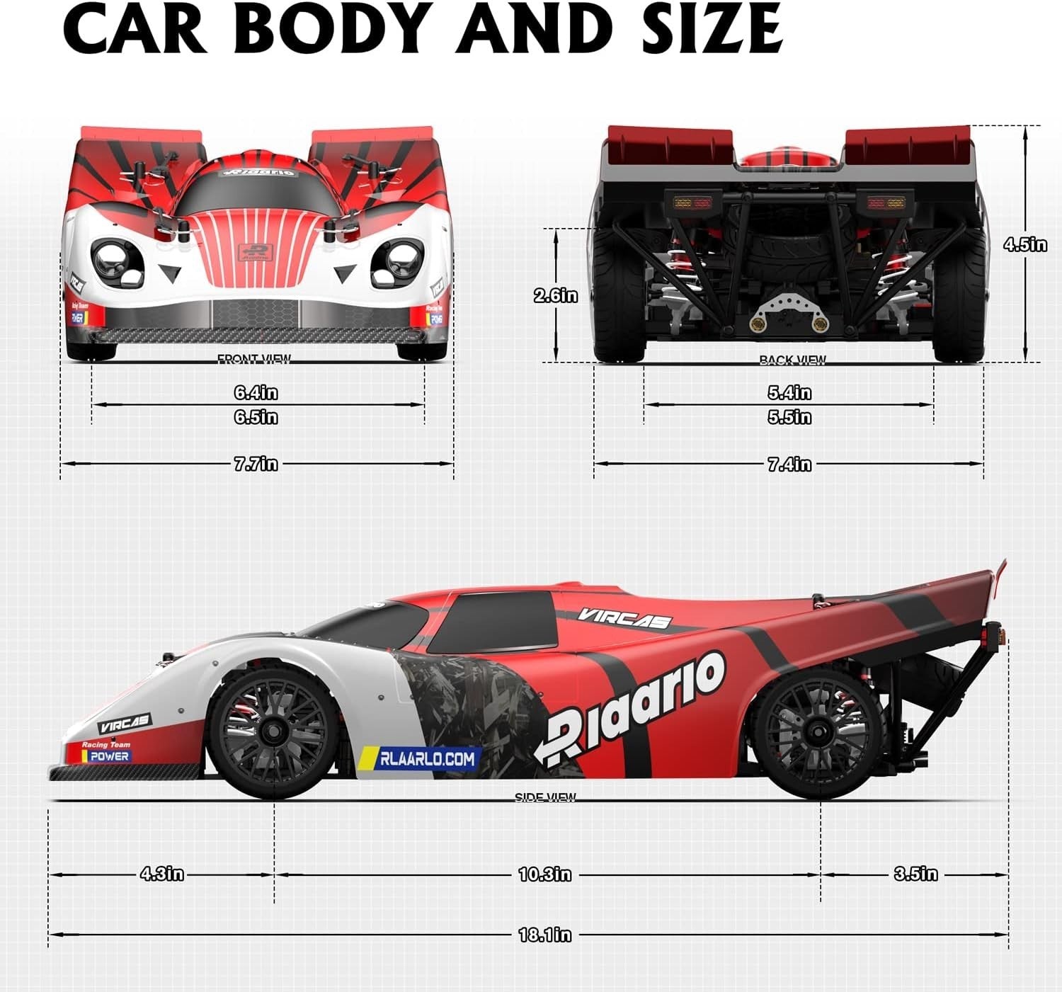 Brushless RC Car 1:10 4WD 120KM/H Fast Remote Control Car for Adults Racing