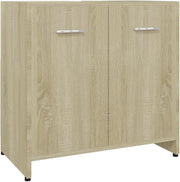 Modern Sonoma Oak Bathroom Storage Cabinet 60x30x61cm