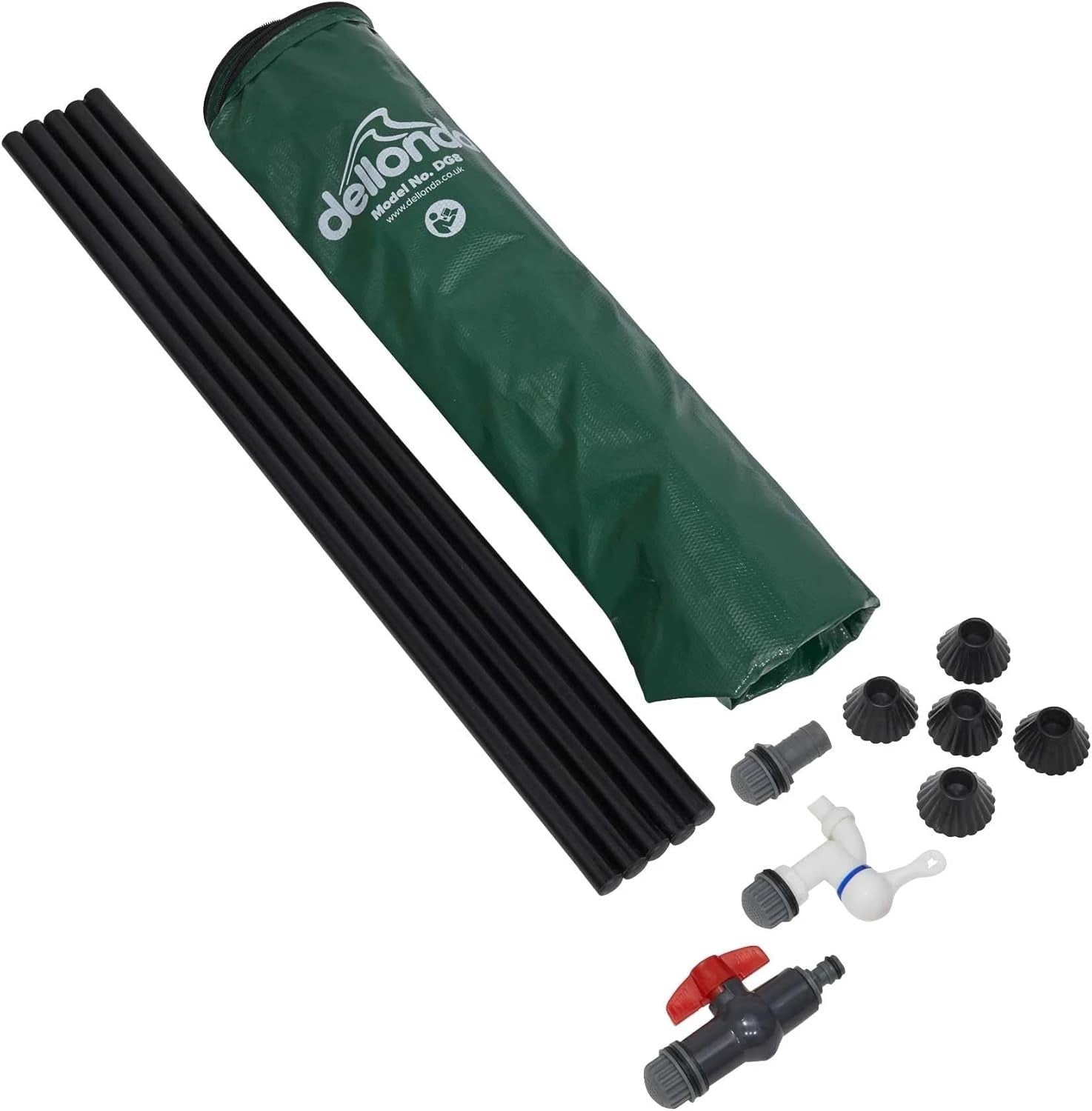 100L Collapsible PVC Garden Water Butt with Zipped Lid & Tap