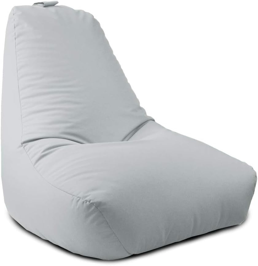 Large Waterproof Bean Bag Chair Indoor Outdoor Recliner Seat Grey Sofa